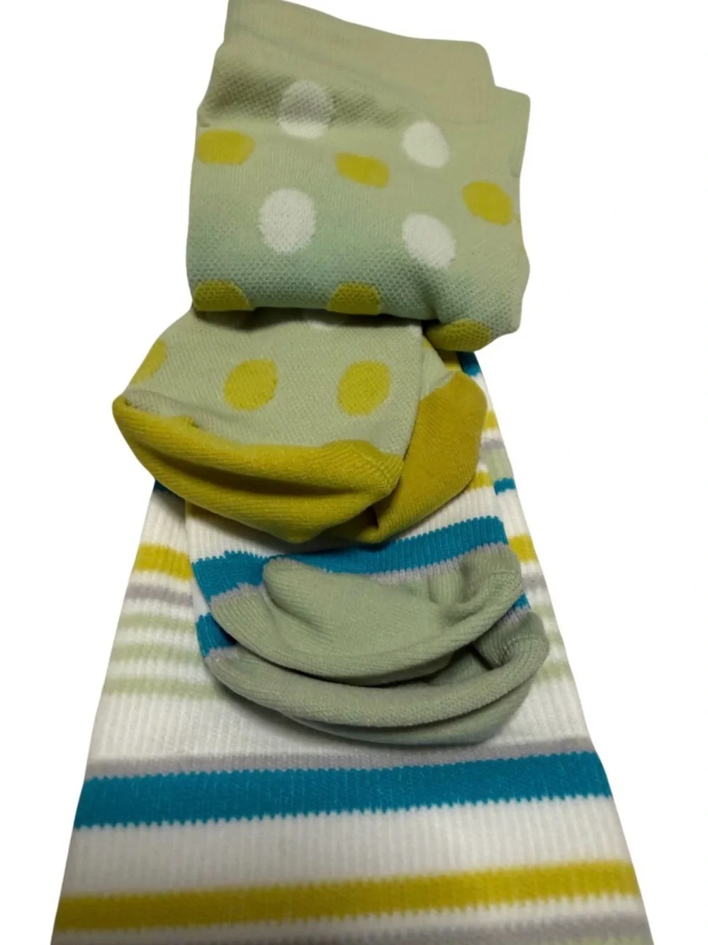 Muk Luks Compression Socks - Stripes and Polka dots